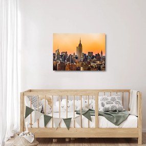 Sklenený obraz New Yorku (70x50 cm)