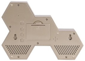 Pogumovaný budík v čierno-zlatej farbe Karlsson Six in the Mix