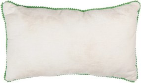 Decorative Cushion 50x35x4 Cm Beige Polyester - 50*30*4 cm