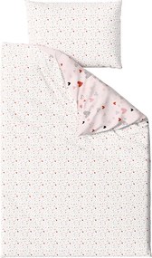 Krepové obliečky do postieľky Renforcé LOVITA ružové Rozmer obliečky: 45 x 65 cm | 90 x 140 cm