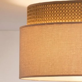Brilagi - Závesný luster PADOVA na lanku 1xE27/60W/230V pr. 40 cm béžový