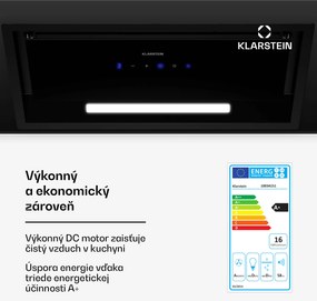 Klarstein Ventimate digestor, dotykové ovládanie, odsávanie/recirkulácia, EEK A+, 3 úrovne, LED, tichý