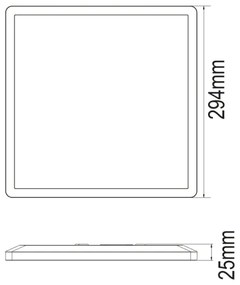 Globo 41563-18B - LED Kúpeľňové stropné svietidlo SAPANA LED/18W/230V IP44