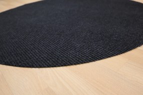 Vopi 67x67 (priemer) kruh Kusový koberec Quick step antracit kruh, šedá, chodba / predsieň