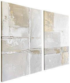 Obrazy s ručne maľovanými prvkami v súprave 2 ks 50x70 cm Sail – Styler