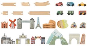 lupilu®  Železničná súprava (cesta po Európe)  (100395164)