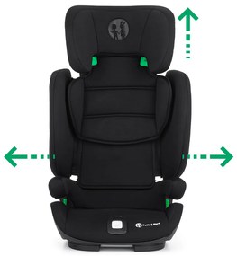 PETITE&MARS Autosedačka Elite Fix i-size 100-150 cm Lava Black (15-36kg)
