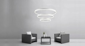 Toolight - LED stropné svietidlo Vegas 20+40+60 + diaľkové ovládanie, biela, OSW-07857