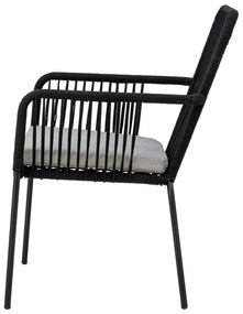 Čierne jedálenské stoličky v súprave 2 ks Santino – Bloomingville