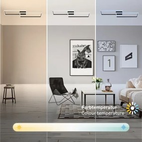 Briloner 3761015 - Stmievateľné LED stropné svietidlo LED/45W/230V 2700-6500K+DO čierne