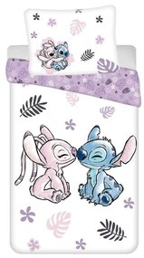 JERRY FABRICS Obliečky Lilo and Stitch White  Bavlna, 140/200, 70/90 cm