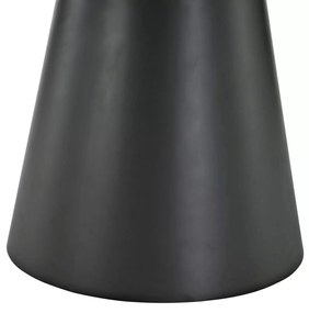 Rozkladací jedálenský stôl Angel 120/160 cm sivý mramor/čierny