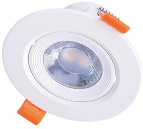 SOLIGHT LED podhľadové svetlo bodové, 5W, 400lm, 3000K, okrúhle, biele