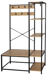 Vešiak s policami BERDY, dub