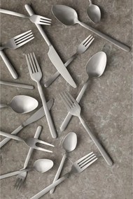 Antikoro dezertné vidličky v súprave 4 ks v matne striebornej farbe pre 4 osoby Stella – Blomus