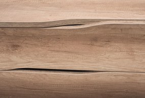 DREVONA Moderná komoda dub canyon REA WAVE 3
