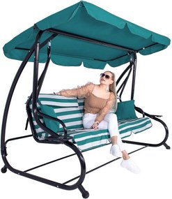 Záhradná hojdačka so strieškou Springos GS0024