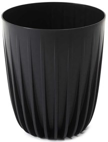 Kvetináč PRUHOVANÝ ECO VII 19 cm čierny