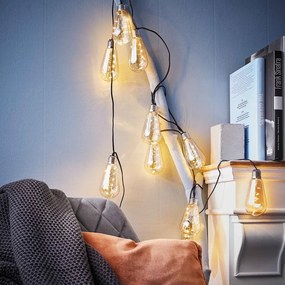BULB LIGHTS Svetelná reťaz žiarovky tónované 10 svetiel