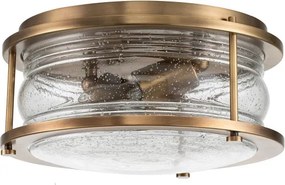 Quintiesse QN-ASHLANDBAY-F-NBR-BATH-Kúpeľňové stropné svietidlo ASHLAND 2xE27/60W/230V IP44