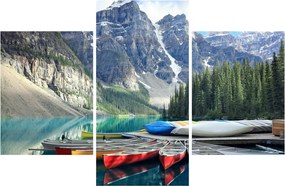 Obraz - Moraine Lake (90x60 cm)