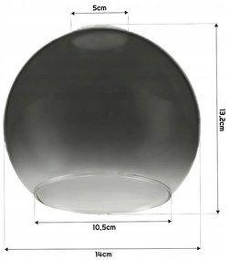 BERGE LED závesné stropné svietidlo drevený trámový 2xE27 Luster Smoke Grey