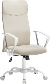 Kancelárska stolička, ergonomická otočná stolička, capuccino béžová farba