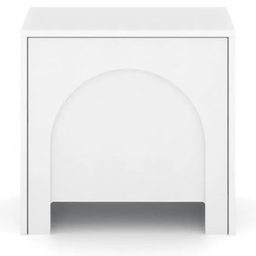 Noční stolek Arco 50 cm bílá
