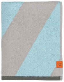 Froté osuška z bio bavlny v mentolovej farbe 70x133 cm Diagonal – Mette Ditmer Denmark