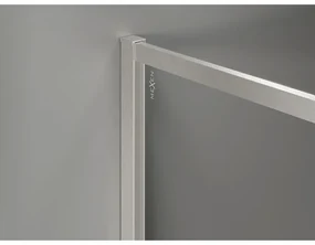 Mexen Kioto-XF, sprchová zástena s rámom 150 x 202 cm, 10mm číre sklo, oceľový profil, 800-150-104-97-00-X