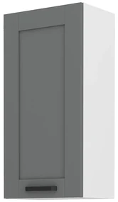 Horná kuchynská skrinka Lucid 45 G 90 1F (dustgrey + biela). Akcia -6%. Vlastná spoľahlivá doprava až k Vám domov. 1045556