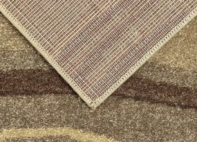 Koberce Breno Kusový koberec PORTLAND 1598/AY3D, hnedá, viacfarebná,67 x 120 cm