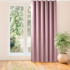 Záves Homede Milana s riasiacou páskou Wave 7 cm ružový