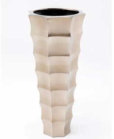 Modulo váza strieborná 45 cm