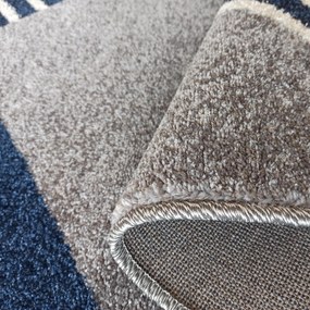 DY Sivo-tyrkysový koberec s geometrickým vzorom Otto 03 Rozmer: 240x330 cm