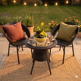 Súprava záhradného nábytku Bistro, 3 diely