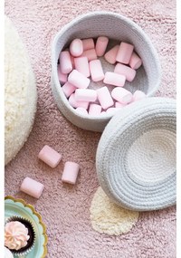 Ružový prateľný ručne tkaný bavlnený detský koberec 140x200 cm Noah – Lorena Canals