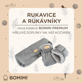 Bomimi FLAF PREMIUM rukavice na kočík, grey