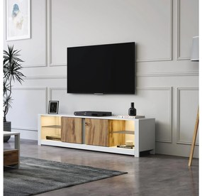 TV stolík/skrinka Adios (dub biely). Vlastná spoľahlivá doprava až k Vám domov. 1107999