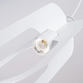 Sollux SL.1361 - Luster na lanku NICUS 3xE27/15W/230V biela