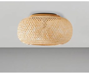 Stropné svietidlo SALOMON 1xE27/10W/230V pr. 40 cm bambus