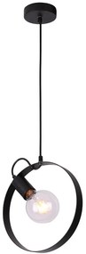 Candellux Čierny závesný luster Nexo Ledea pre žiarovku E27 50101199