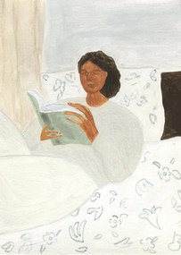 The Poster Club Plagát Morning Read by Isabelle Vandeplassche 50x70