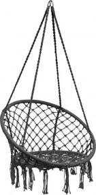 MI Hojdacie kreslo BRASIL HOOP čierne