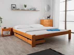 Posteľ Ada 160 x 200 cm, jelša Rošt: Bez roštu, Matrac: Matrac Somnia 18 cm