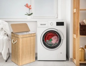 Kôš na bielizeň SOREN  80 l bambusový