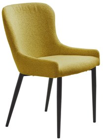 Žltá jedálenská stolička Ontario – Unique Furniture