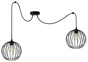 Belis Luster na lanku MATT 2xE27/60W/230V pavúk 0406