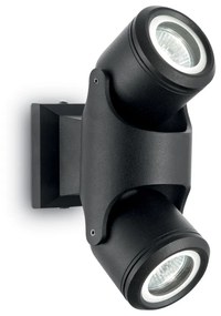 IDEAL LUX Vonkajšie nástenné bodové svietidlo XENO, čierne