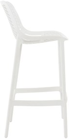 Plastová barová stolička DS10778434 - Biela